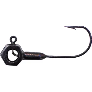 Crappie Magnet Eye Hole Brandon Smith Hammer Head 1/8oz Jighead Black