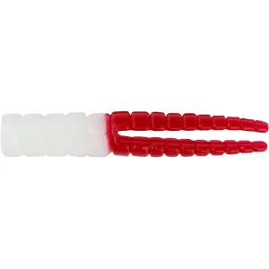 Crappie Magnet Grub White/Red