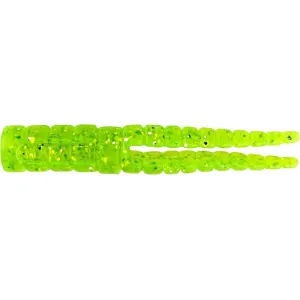 Crappie Magnet Grub Chartreuse W/Silver Flash