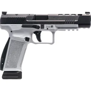 Canik METE SFx 9mm Luger Pistol 5.2" Barrel 20+1 Round Black Slide White Grip White Frame