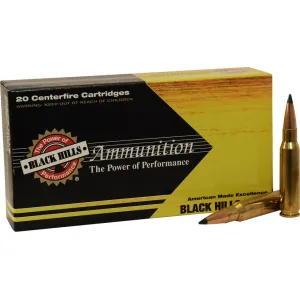Black Hills Gold 308 Winchester Ammo 175 Grain Sierra Tipped MatchKing Polymer Tip Case of 100 (5 Boxes of 20)
