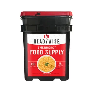 ReadyWise 170 Serving Freeze Dried Emergency Food Kit Bucket