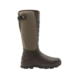 LaCrosse Alpha Lite II 16" 3.5mm Insulated Rubber Boots Coffee Men's 10 D