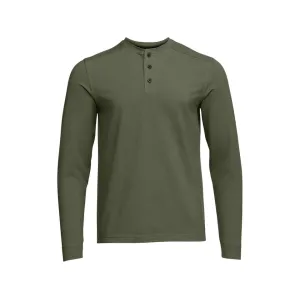 Sitka Gear Men's Foothills Long Sleeve Henley Shirt Olive Green Medium