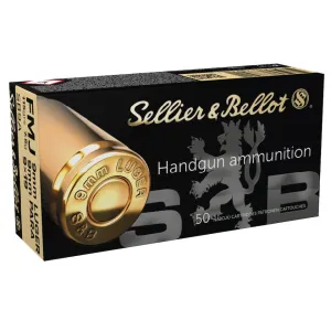 Sellier & Bellot 9mm Luger Ammo 115 Grain Full Metal Jacket Case of 1000 (20 Boxes of 50)