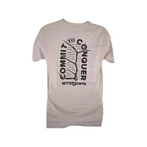 MTN OPS Men's Commit T Shirt Natural Medium