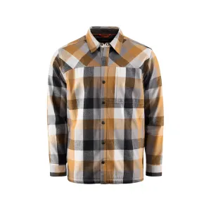 Grundens Men's Bankside Lined Shirt Jacket Freestone Plaid XL