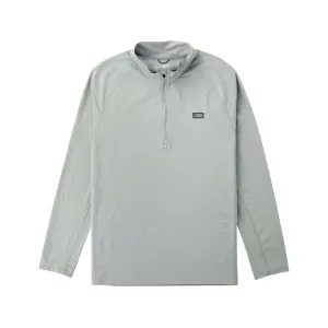 AFTCO Men's Air O Mesh Tech Shirt Harbor Gray Heather 2XL