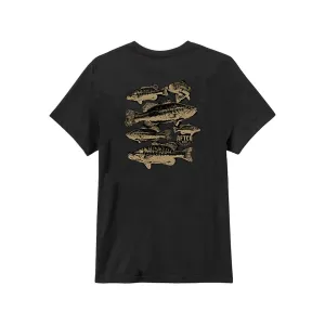 AFTCO Men's Brothers T Shirt Black Medium