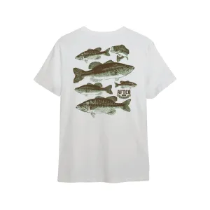 AFTCO Men's Brothers T Shirt White 2XL