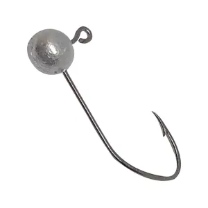 BoneHead Tackle Non-Collared 1/8oz Round Ball Jighead Lead
