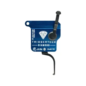 TriggerTech Rough Diamond Flat Trigger Remington 700 Left Hand No Bolt Release