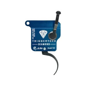TriggerTech Rough Diamond Curved Trigger Remington 700 Left Hand No Bolt Release