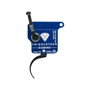 TriggerTech Rough Diamond Curved Trigger Remington 700 Right Hand No Bolt Release
