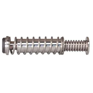 Glockstore Heavy Tungsten Recoil Spring Assembly for Glock 42 Stainless Steel Black Cap