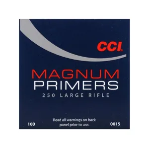 CCI Large Rifle Magnum Primers #250 Case of 5000 (5 Boxes of 1000)