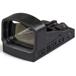Shield Sights Mini Compact SMSc Reflex Red Dot Sight 1x 8 MOA Dot Polymer Lens Matte Black