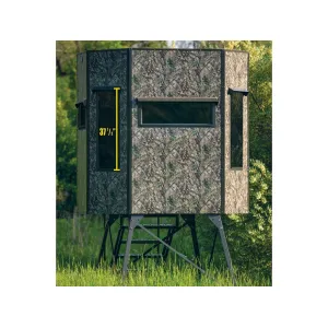 Texas Hunter Wrangler Combo 5' x 7' Box Blind With 4' Tower TrueTimber Camo