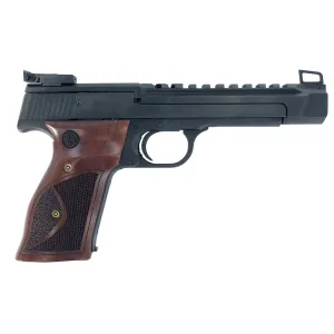 Smith & Wesson Model 41 Optics Ready 22LR Pistol 5.5" Barrel 10+1 Round Blued Slide Wood Grip Blued Frame