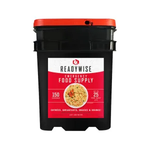 ReadyWise 150 Serving Freeze Dried Emergency Food Kit Bucket