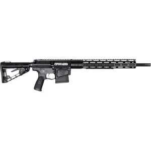 Wilson Combat Tactical Hunter Semi Automatic Rifle 338 Federal 18" Fluted Black Threaded Barrel Armor-Tuff Frame Black Pistol Grip