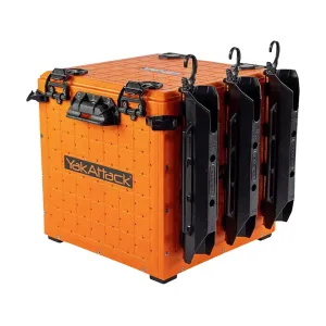 YakAttack BlackPak Pro Kayak Fishing Crate 13"x13" YakAttack Orange