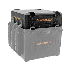 YakAttack ShortStak Upgrade Kit for BlackPak Pro Kayak Fishing Crate 16"x16" Black