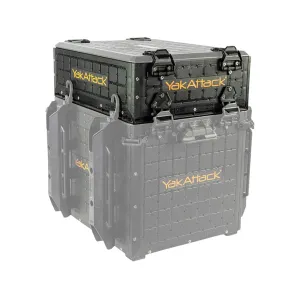 YakAttack ShortStak Upgrade Kit for BlackPak Pro Kayak Fishing Crate 13"x16" Black