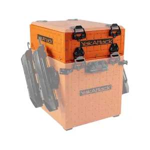 YakAttack ShortStak Upgrade Kit for BlackPak Pro Kayak Fishing Crate 13"x16" YakAttack Orange