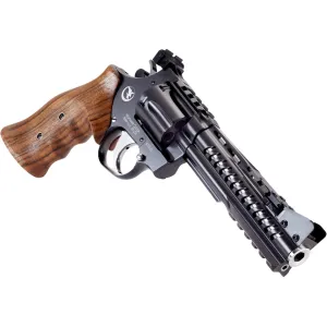 Korth Super Sport GTS 357 Magnum Revolver 6" Black DLC Barrel 6 Round Walnut Grip