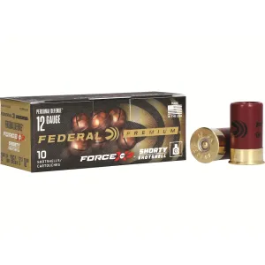 Federal Premium Personal Defense Shorty 12 Gauge Ammo 1-3/4" #00 Buckshot 6 Pellets Case of 100 (10 Boxes of 10)