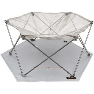 ALPS Mountaineering Gaze Fire Pit Silver/Charcoal