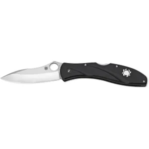 Spyderco Centofante 3 Folding Knife 3-1/8" VG-10 Stainless Steel Blade Polymer Handle Black