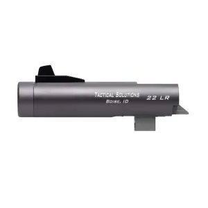 Tactical Solutions Trail-Lite Threaded Barrel for Browning Buck Mark 22LR 4" Gun Metal Gray