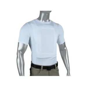 Premier Body Armor Everyday Armor T-Shirt With 2 Level IIIA Armor Panels White 2XL