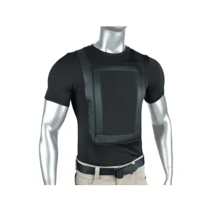 Premier Body Armor Everyday Armor T Shirt 360 Core With 2 Level IIIA Armor Panels Black Large