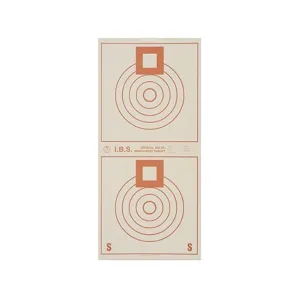 National Target International Bench Rest Shooters Target IBS 300 YD Bench Rest Paper 100PK