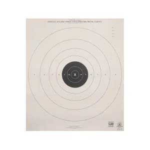 NRA Official Pistol Target B-8(P) 25-Yard Timed and Rapid Fire Paper 100PK