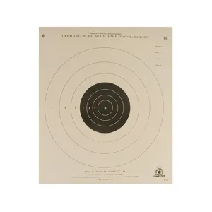 NRA Official Pistol Target B-4 20-Yard Slow Fire Paper 100PK