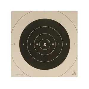 NRA Official Pistol Target Repair Center B-6C 50-Yard Slow Fire Tagboard 100PK