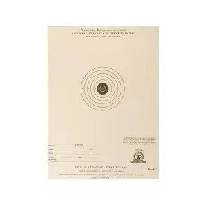 NRA Official Air Rifle Target A-44/1 15' Air Rifle Paper 100PK