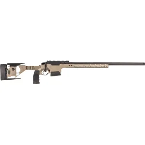 Seekins Precision HAVAK HIT Bolt Action Rifle 260 Remington 24" Black Threaded Barrel Black Frame Flat Dark Earth Chassis