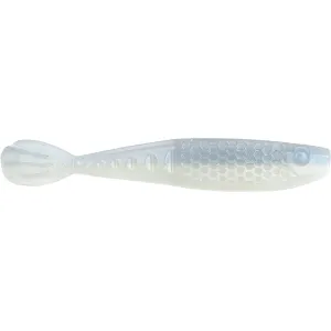 NetBait BaitFuel HexTek Whip Tail Shad 4.25" Swimbait Albino Shad