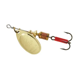 Mepps Aglia Plain Inline Spinner Gold 1/6 oz