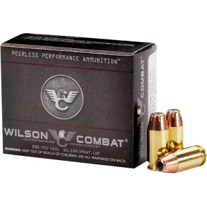 Wilson Combat Compact 45 ACP Ammo 230 Grain Hornady XTP Jacketed Hollow Point Box of 20