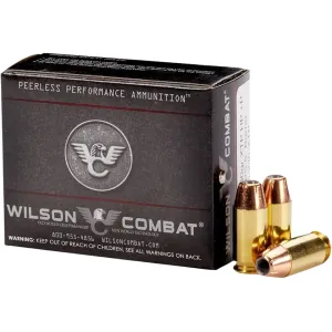 Wilson Combat 45 ACP +P Ammo 230 Grain Hornady XTP Jacketed Hollow Point Box of 20