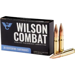 Wilson Combat 300 AAC Blackout (7.62x35mm) Ammo 220 Grain Jacketed Hollow Point Box of 20