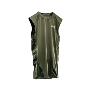OTTE Gear Men's Concealed Carry Rash Guard Sleeveless Shirt Olive Large