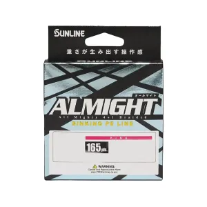 Sunline Almight Sinking Braided Fishing Line 13lb 165yd Pink
