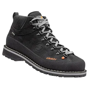 Crispi Boots Men's Monaco Premium 5" Hiking Boots Leather Black/Gray 11 D